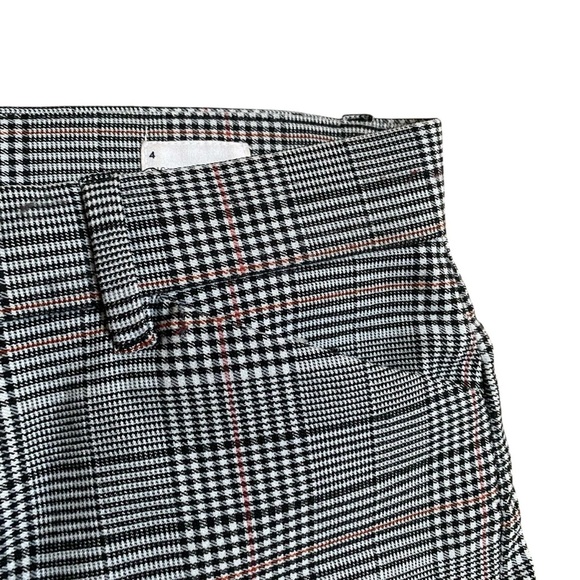 Gap Signature Skinny Ankle Pants Size 4 Plaid Check Stretch Work Trousers - Picture 3 of 11